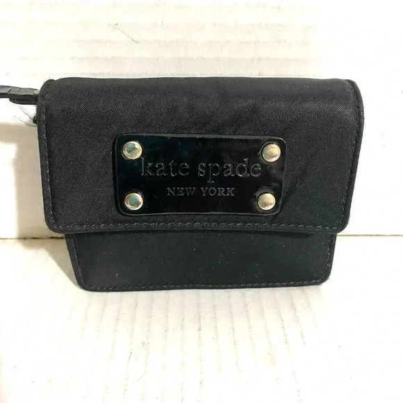 kate spade Handbags - Kate spade black nylon wallet